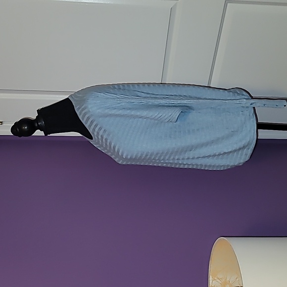 Soho Jeans Light Blue Striped Long Sleeve Top Sz: XL - Picture 5 of 7